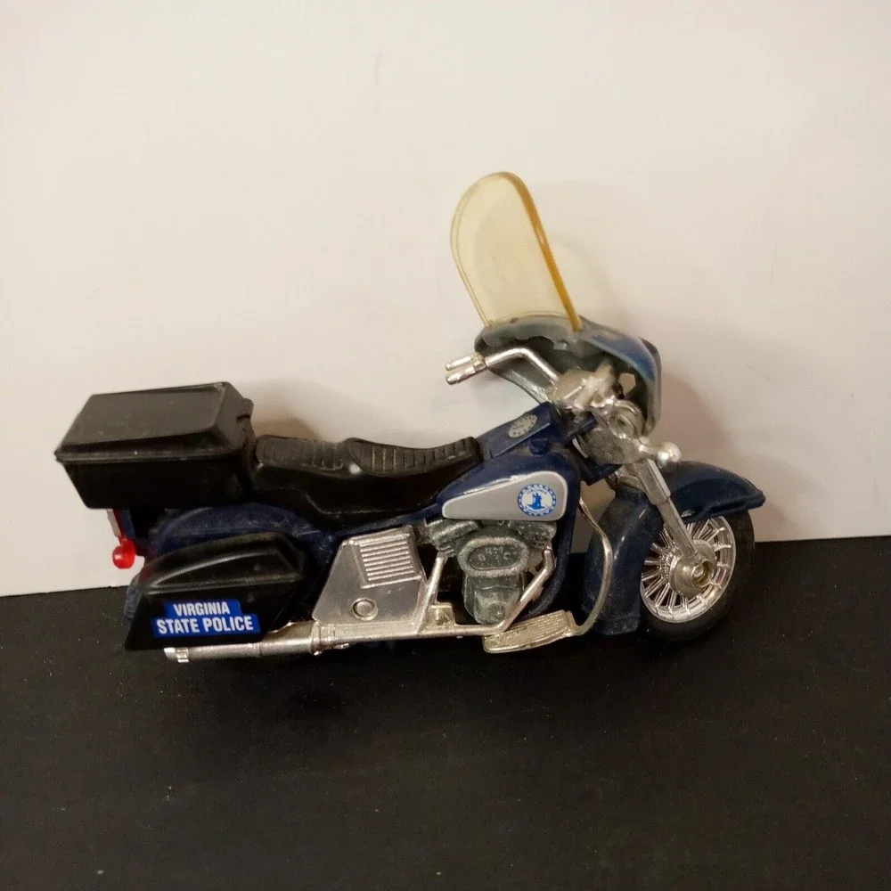 Vintage‎ Matchbox Harley Davidson Virginia Police Bike Motorcycle